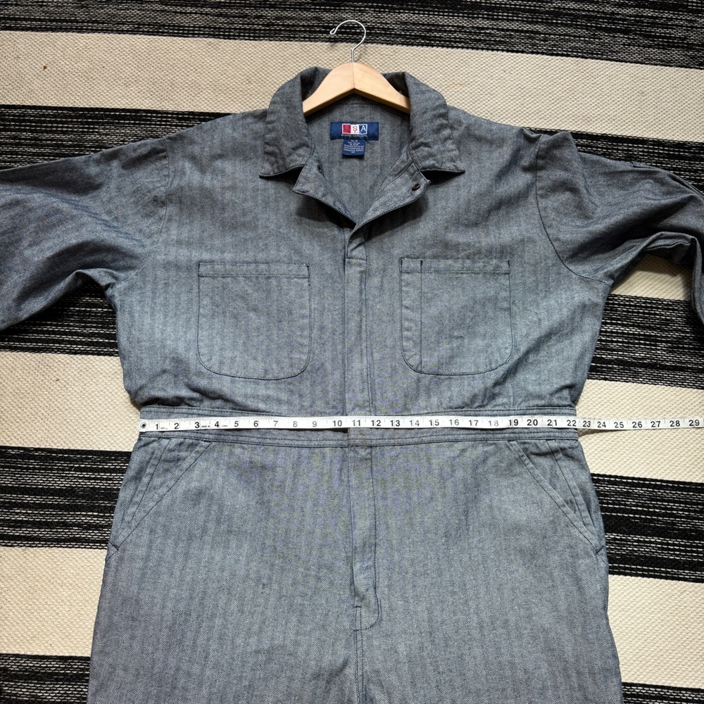 USA Work Womens Long Jumpsuit in dark gray Size XL - Picture 12 of 15